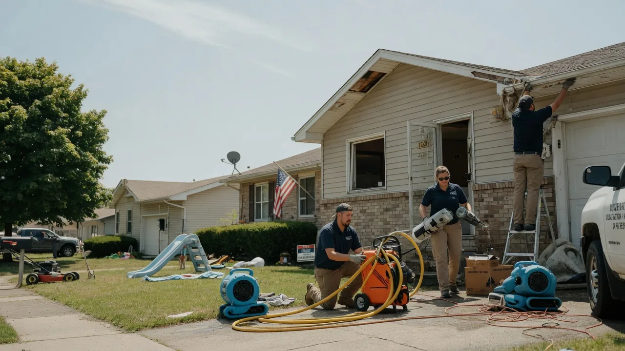 Water Damage Restoration in Lansing, IL near me